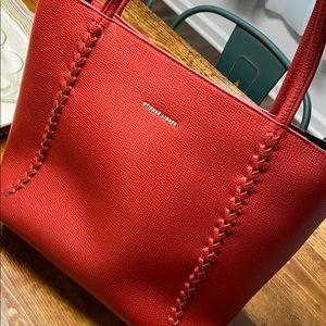 Etienne Aigner Red Tote Bag